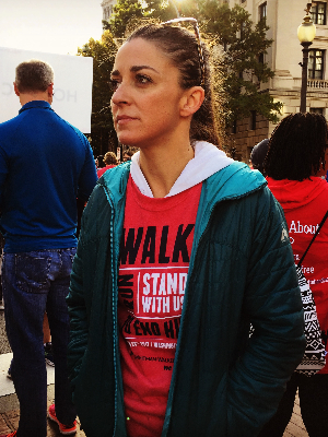 My sister Katie showing her support in 2019