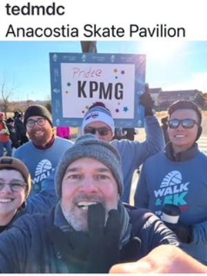 Scene from 2024. Walking is more fun it is for essential healthcare and lifesaving research.